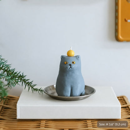 Cat Companions — Handmade Cat-Shaped Scented Candle - Home Fragrance | LILIANNOBJECT
