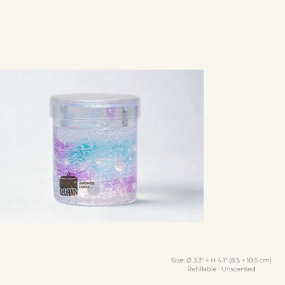 Dreamscape Decorative Gel Candle – Refillable Home Fragrance, Velvet Rose - home decor | LILIANNOBJECT