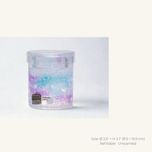Dreamscape Decorative Gel Candle – Refillable Home Fragrance, Velvet Rose - home decor | LILIANNOBJECT